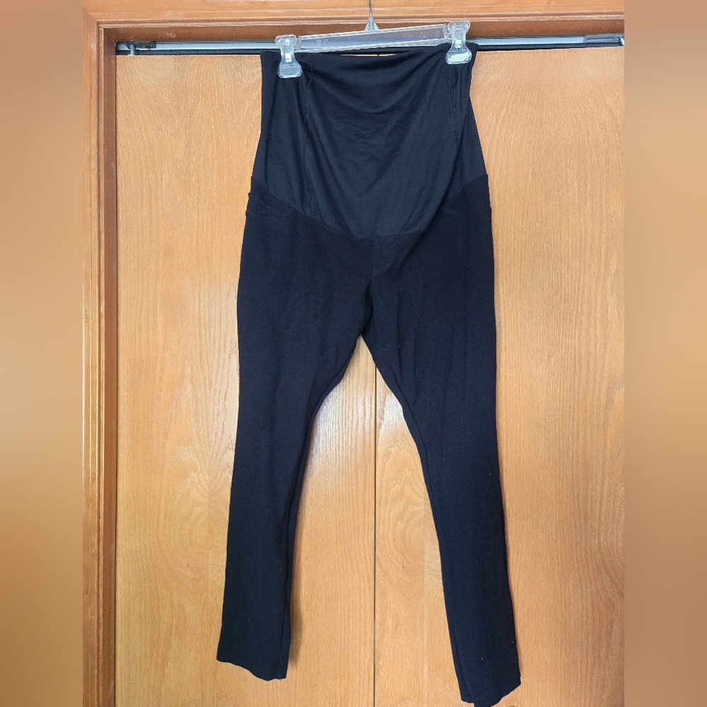 Black Isabel Maternity Skinny Pants size M